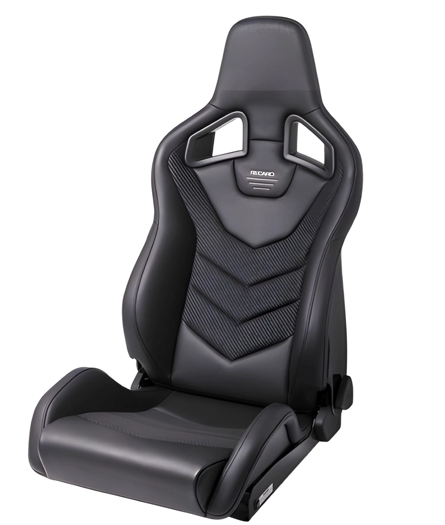 RECARO Dynamic Series Sportster GT Passenger Seat with Sub-Hole in Leather Black / Carbon Weave [410.2SH.3167]