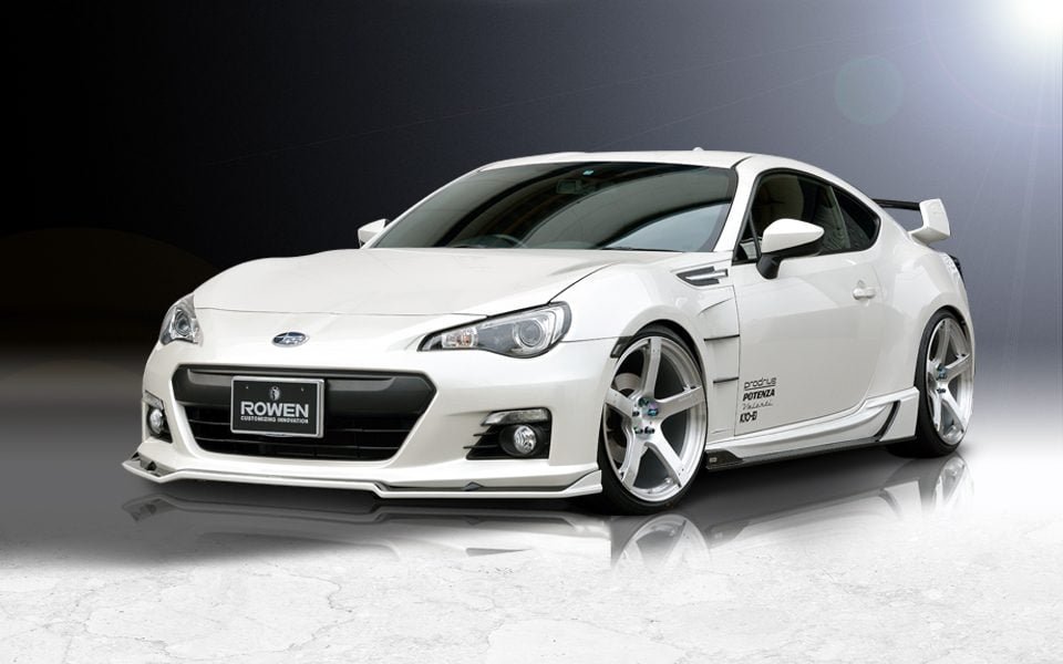 Rowen FRP Front Bumper Lip without LED for 2012-16 Subaru BRZ [ZC6] 1T009A11