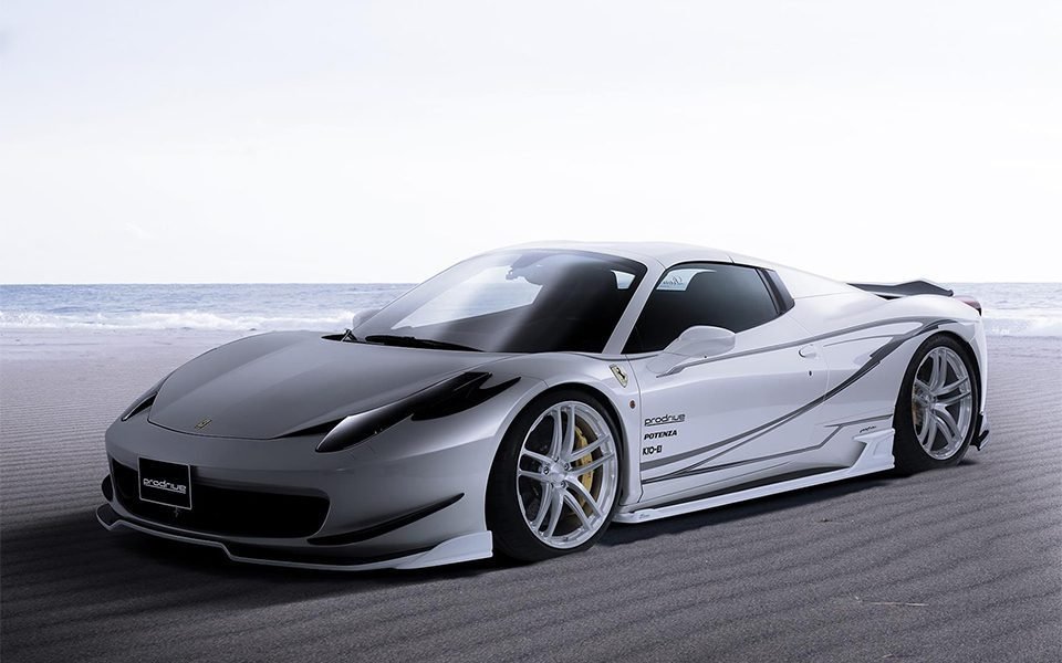 Rowen FRP World Platinum Front Spoiler for Ferrari 458 Italia [ABA-F142]
