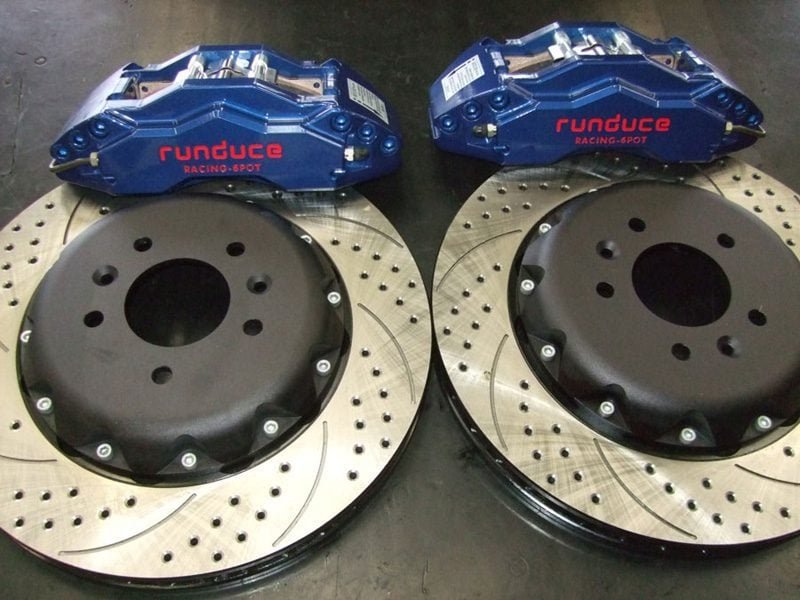 Runduce Big Brake Kit, Front 6 Pot 356mm for 2000-07 Subaru WRX [GDB]
