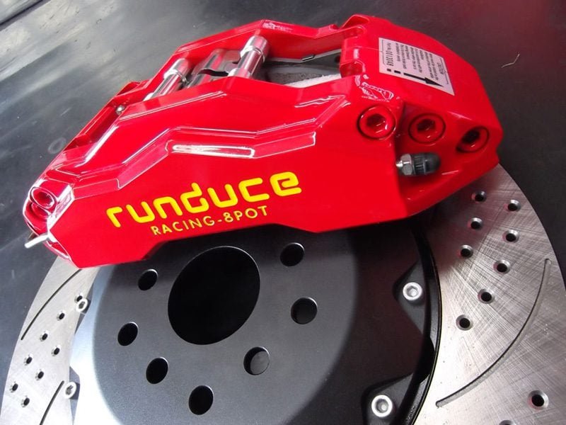 Runduce Big Brake Kit, Front 8 Piston 356mm for 2007-14 Subaru WRX [GDB/GVB]