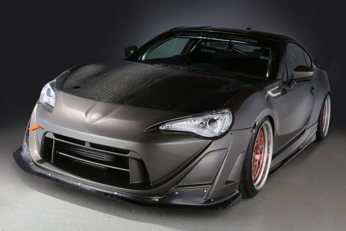 SOLID & JOKER 86 Front Bumper w/12k Carbon Lip FOR 2012-16 TOYOTA 86/SUBARU BRZ/FR-S [ZN6/ZC6] HA-T001