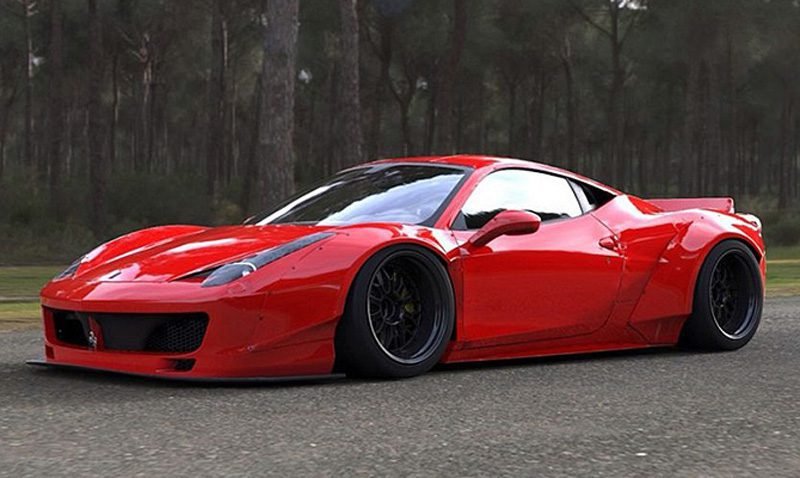 SVR FRP/Carbon Front Bumper (Lip Spoiler type) for Ferrari F458 Italia [ABA-F142]