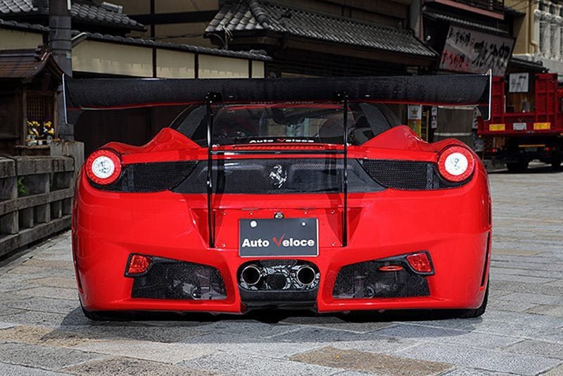 SVR Rear Bumper (FRP) for Ferrari 458 Italia [ABA-F142]