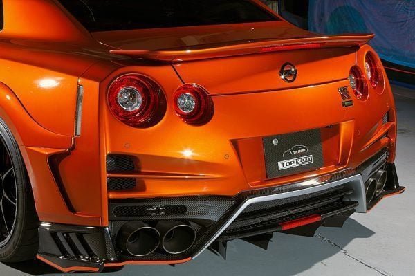 Top Secret M17 Rear Bumper for EBA Nissan GT-R [R35]