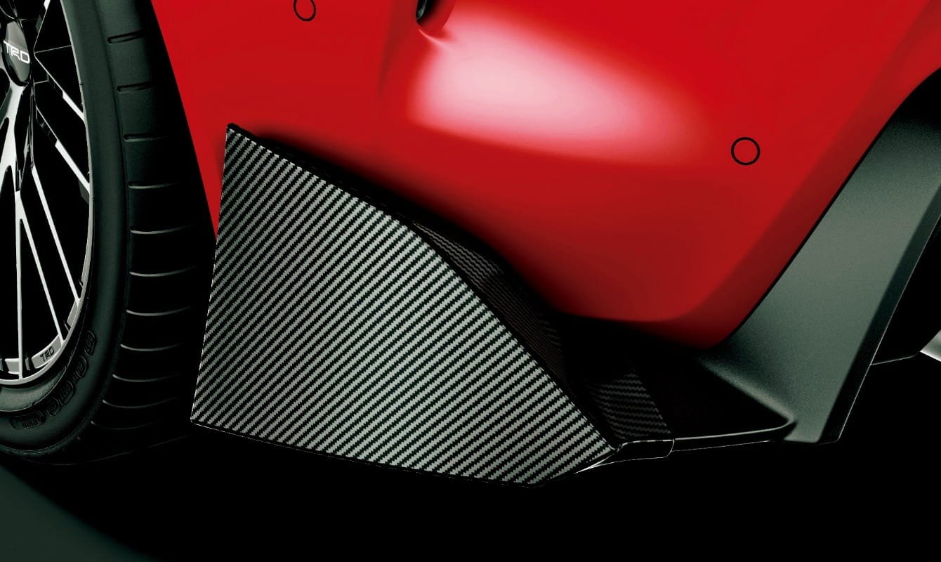 Toyota Gazoo Racing Carbon GR Rear Side Spoilers for A90 / A91 Toyota Supra