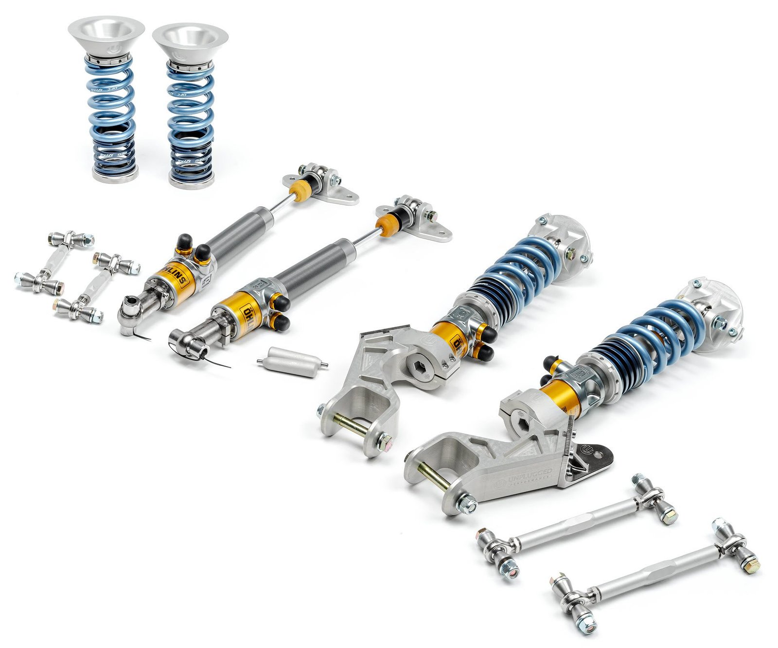 UP x Öhlins Nür SPL TTX 4-Way Coilover Set for Tesla Model 3 and Tesla Model Y