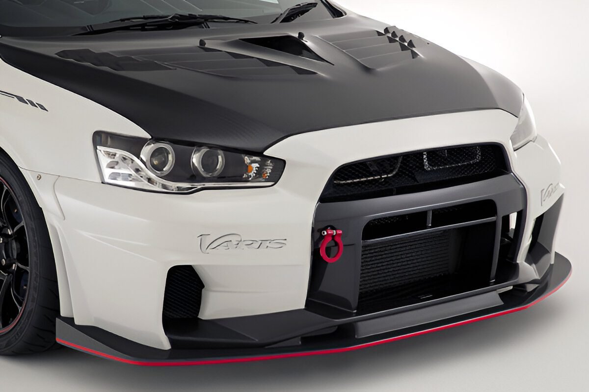 Varis 17′ Ultimate Front Bumper Ver.3 & Front Lip for CZ4A Mitsubishi Lancer Evolution X [VAMI-224/VAMI-225]