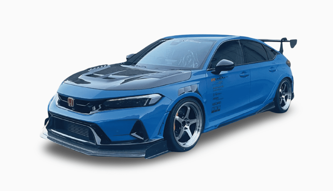 Varis Arising-II Track Edition Front Bumper and Diffuser for FL5 Honda Civic Type R [VAHO-140]