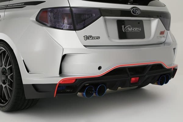 Varis Ultimate Rear Bumper for 2007-14 Subaru WRX STi Hatchback [GRB] VASU-160