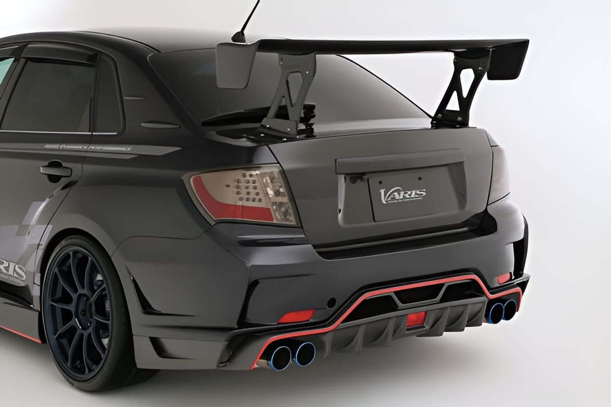 Varis Ultimate Rear Bumper for GVB Subaru WRX STi [VASU-159]