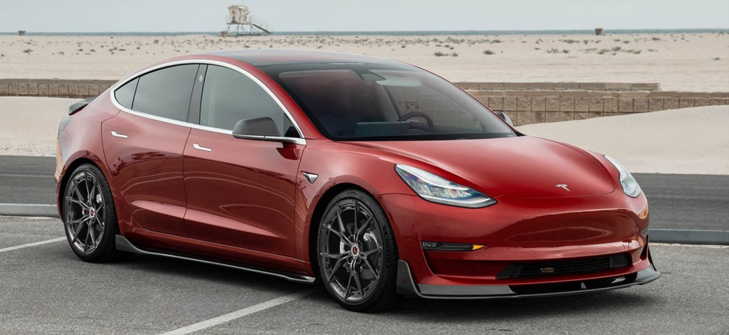 Vorsteiner Carbon Volta Aero Kit w/ FREE Flow Forged X Wheel Set for Tesla Model 3 (pre-facelift)