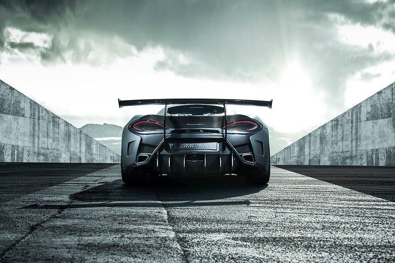 Vorsteiner VX Aero Rear Bumper w/ Carbon Fiber Rear Diffuser for McLaren 570S