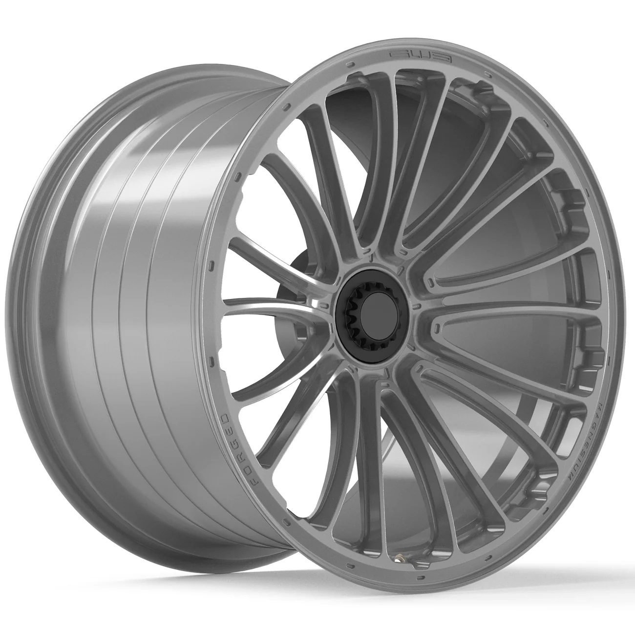 Vorsteiner x Gunther Werks Forged GW9-916 Magnesium Monoblock Wheel Set (20×10 / 21×13) in Gunmetal for 992.1 Porsche 911 GT3 RS
