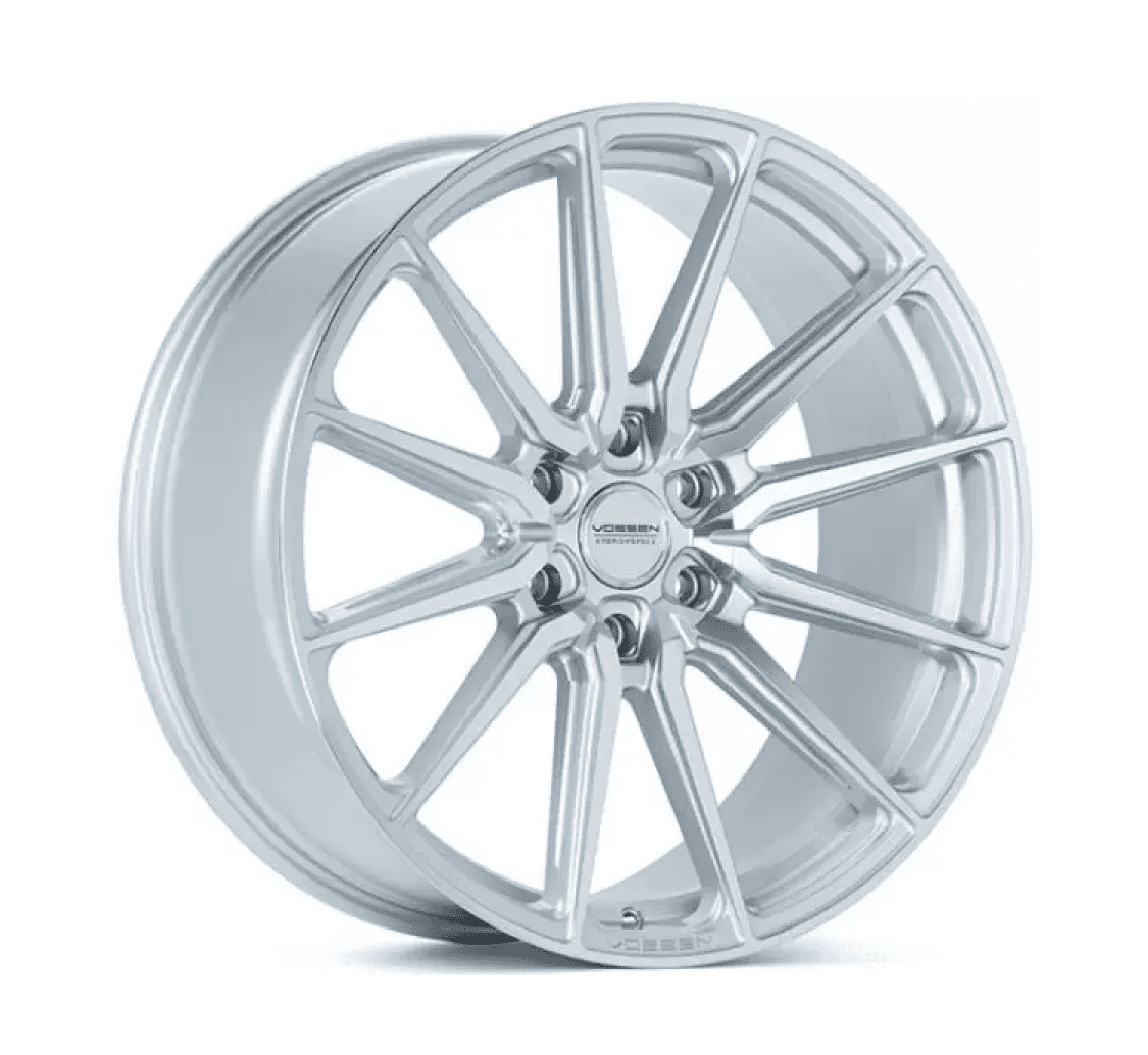 Vossen Hybrid Forged (6-lug) Series HF6-1 Wheel in Silver Polished – 24×10 +25 6-135 [HF61-4F40]