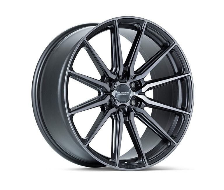 Vossen Hybrid Forged (6-lug) Series HF6-1 Wheel in Tinted Matte Gunmetal – 24×10 +25 6-135 [HF61-4F43]