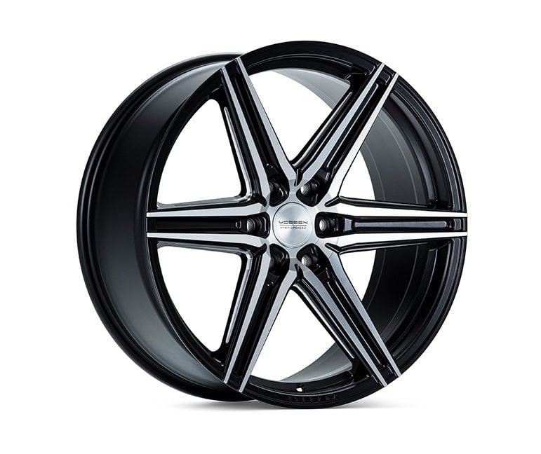 Vossen Hybrid Forged (6-lug) Series HF6-2 Wheel in Brushed Matte Black Wheel – 22×9.5 +20 6-135 [HF62-2F21]