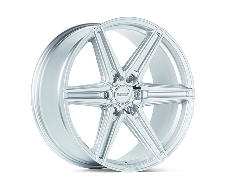 Vossen Hybrid Forged (6-lug) Series HF6-2 Wheel in Silver Polished Wheel – 24×10 +25 6-135 [HF62-4F40]