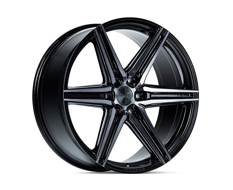 Vossen Hybrid Forged (6-lug) Series HF6-2 Wheel in Tinted Gloss Black Wheel – 20×9.5 +15 6-135 [HF62-0F03]