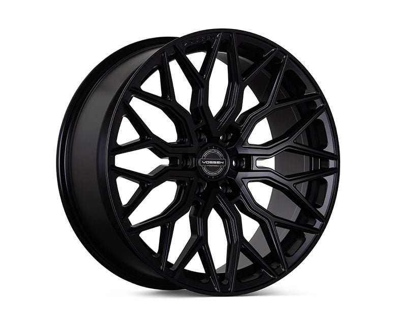 Vossen Hybrid Forged (6-lug) Series HF6-3 Wheel in Satin Black – 24×10 +25 6-135 [HF63-4F44]