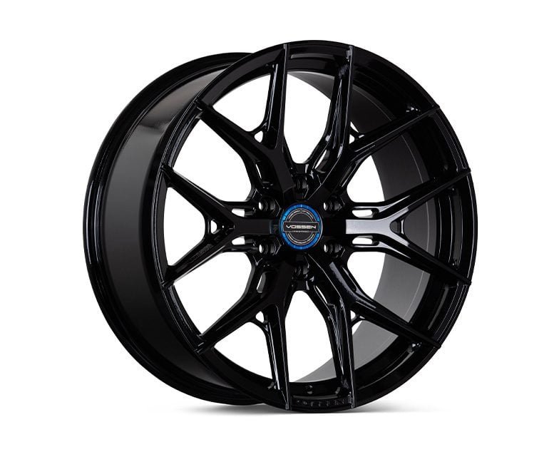 Vossen Hybrid Forged (6-lug) Series HF6-4 Wheel in Gloss Black – 20×10 -18 6-135 [HF64-0F07]