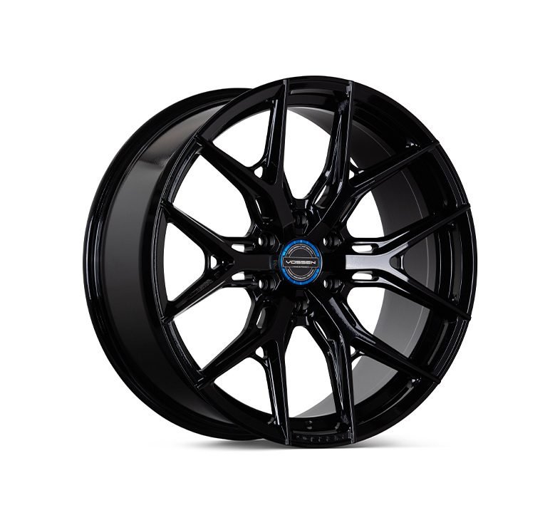 Vossen Hybrid Forged (6-lug) Series HF6-4 Wheel in Gloss Black – 20×9.5 +30 6-135 [HF64-0F01-30]
