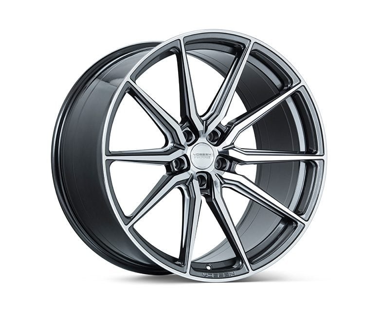 Vossen Hybrid Forged Series HF-3 Wheel in Gloss Graphite Polished – 24×10 +21 5-150 [HF3-4L51]
