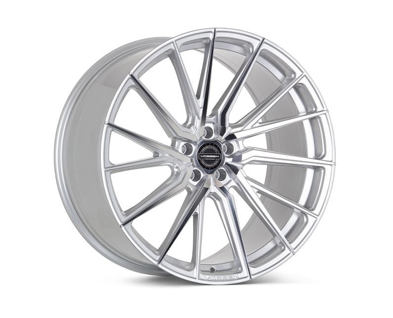 Vossen Hybrid Forged Series HF-4T Wheel (left) in Silver Polished – 21×12 +52 5-120 [HF4T-1B36-L]