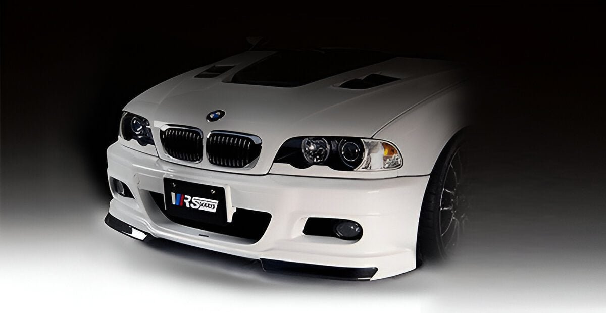 VRS Front Bumper w/ Carbon Lip Guard for E46 BMW M3