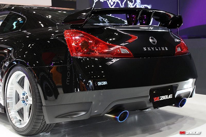 ZELE GT Rear Aero Bumper for 2007-16 Infiniti G37 [V36]