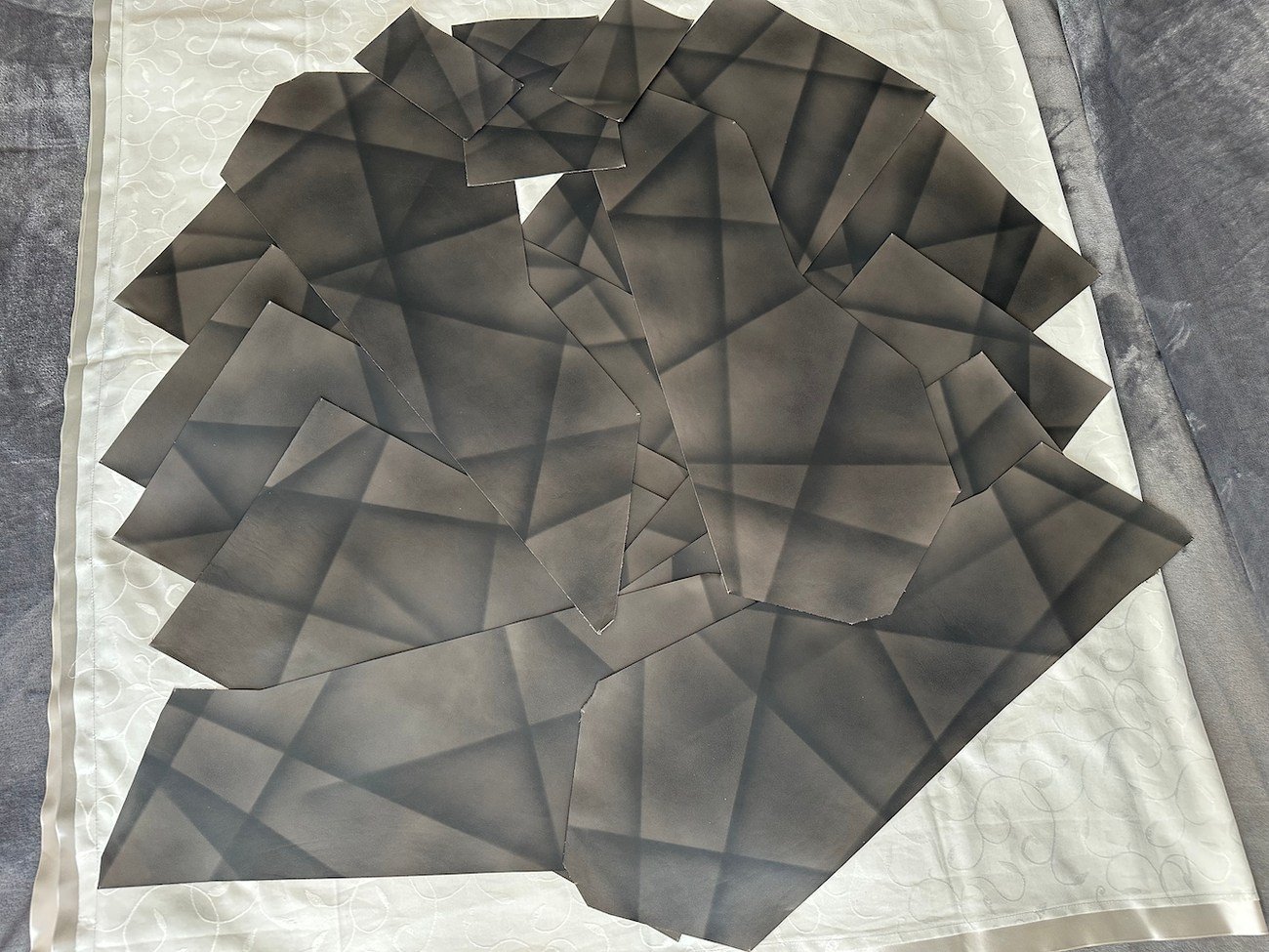 14-Piece NOS W124 E500 Limited Leather Inserts – Genuine Mercedes-Benz Parts