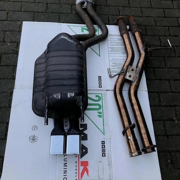 AMG Exhaust Muffler for Mercedes-Benz W140 S-Class – Genuine Mercedes-Benz Parts