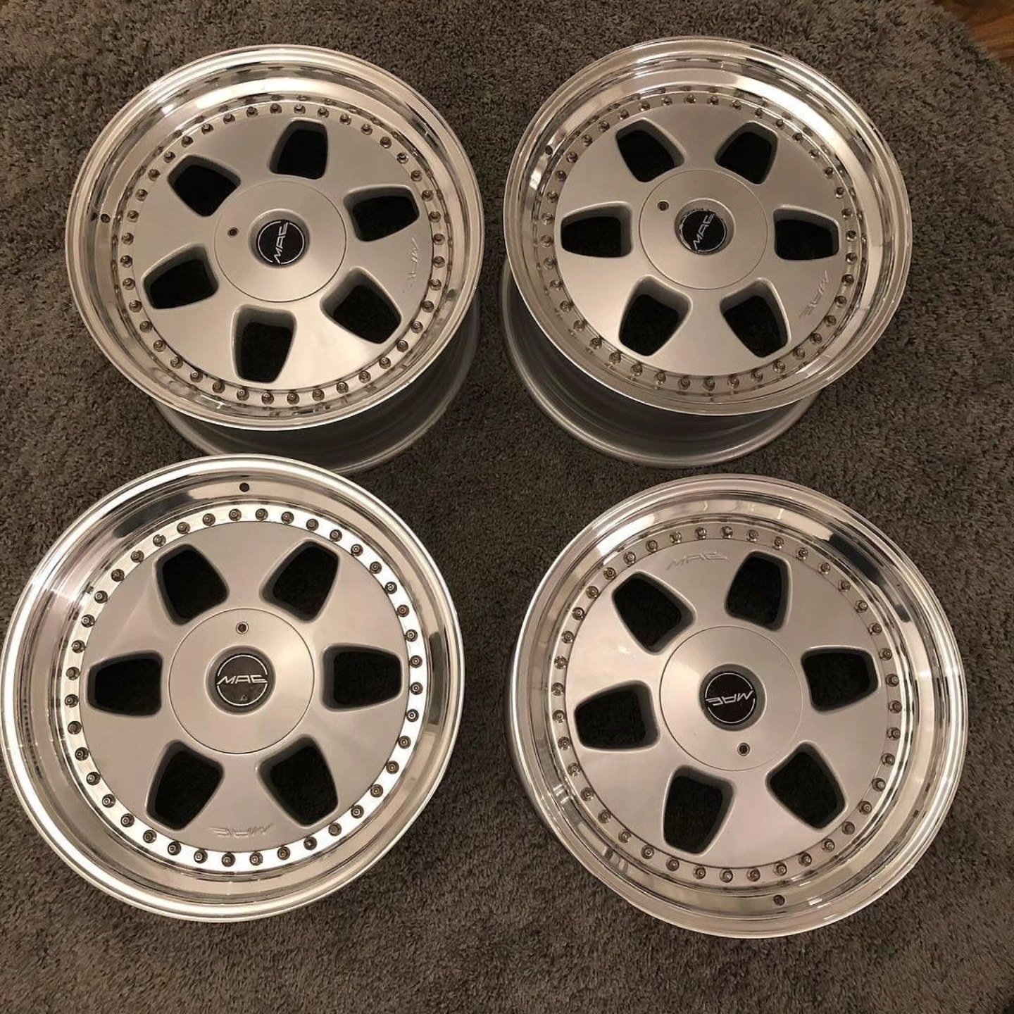 AMG Match 1 Staggered Wheel Set – Genuine Mercedes-Benz Parts