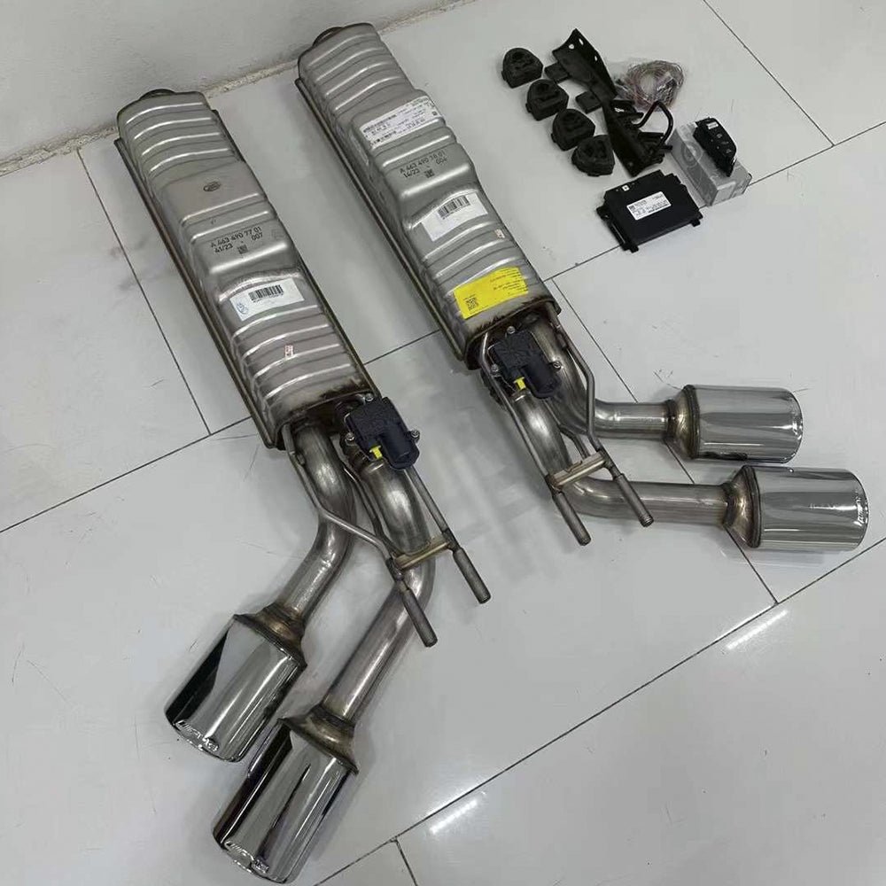 AMG Style Exhaust System for Mercedes-Benz G-Class – Genuine Mercedes-Benz Parts