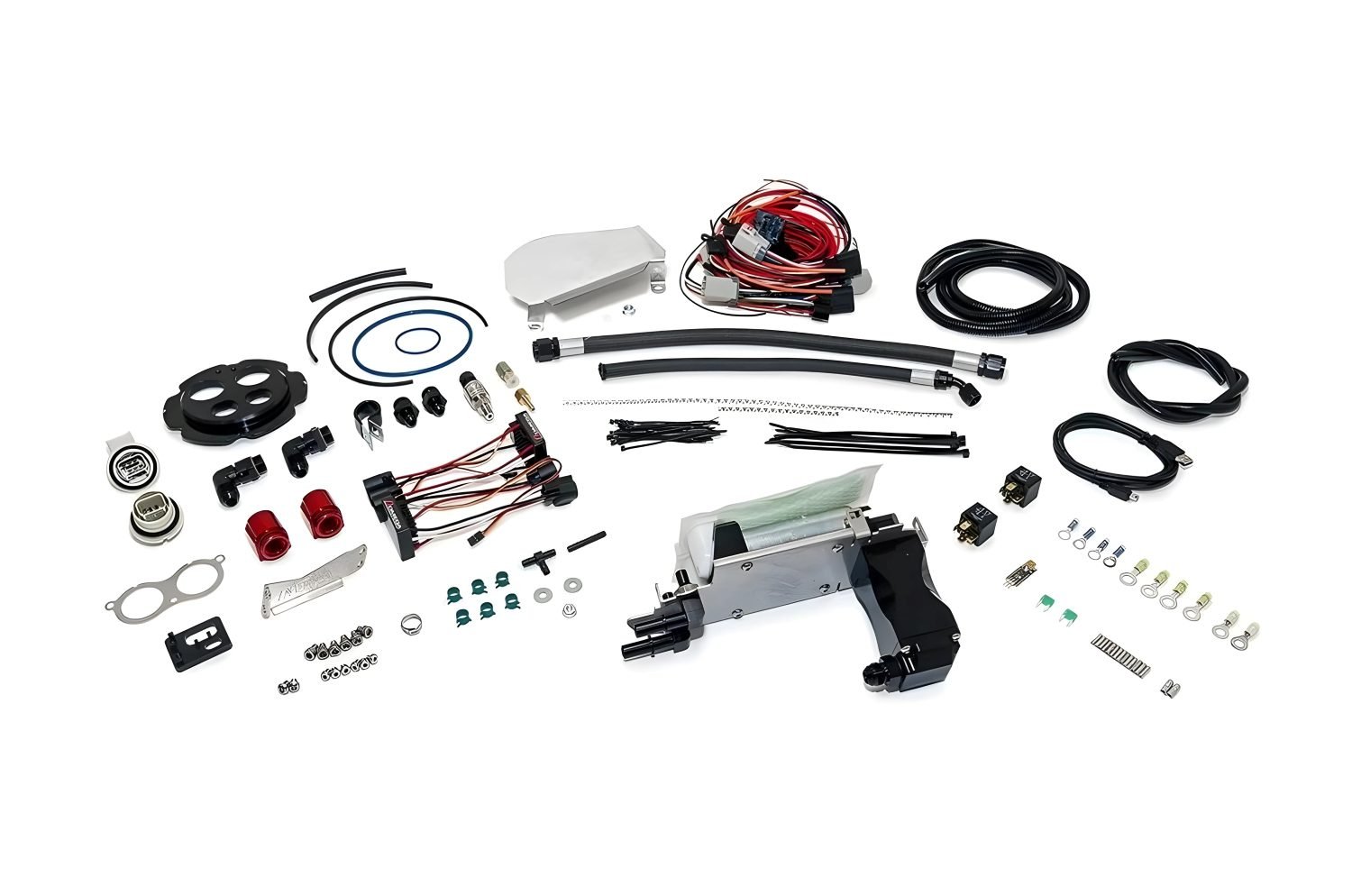 AMS Performance Omega Brushless Dual Fuel Pump System for R35 Nissan GT-R [ALP.07.07.0010-2]