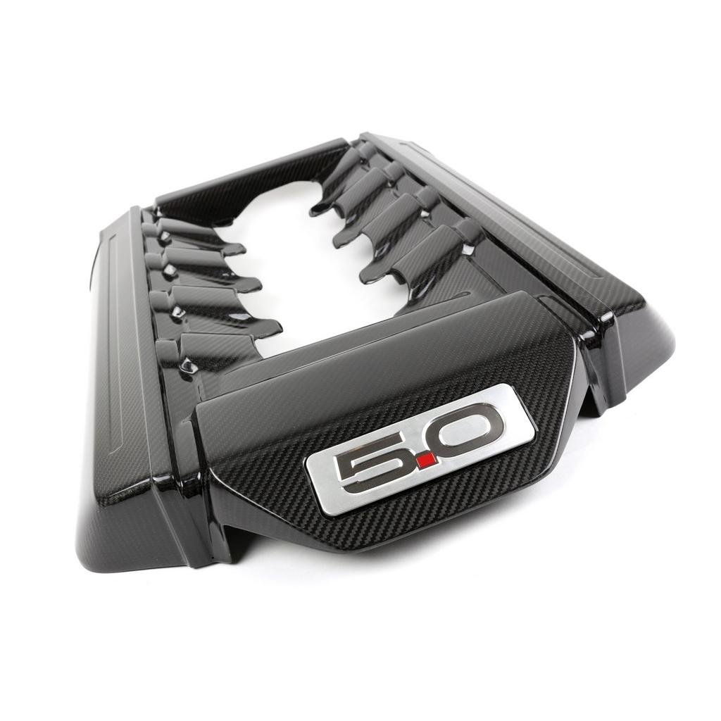 APR Performance Carbon Fiber 5.0 Engine Cover for S550 Ford Mustang GT