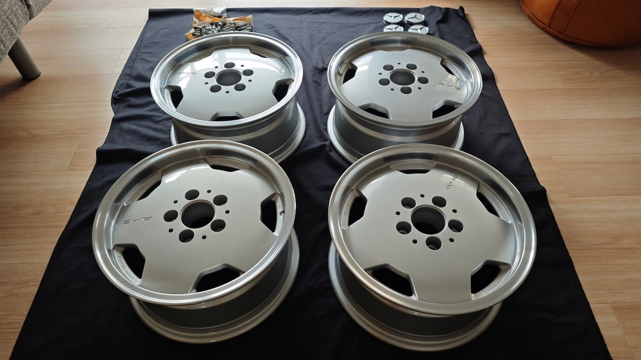 Authentic 15″ AMG Aero I Monoblock Wheels – Genuine Mercedes-Benz Parts