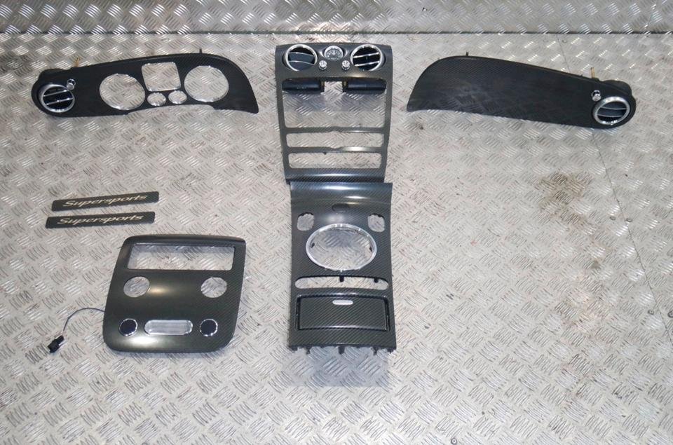 Bentley Continental GT Supersports Carbon Center Interior Trim – Genuine Mercedes-Benz Parts