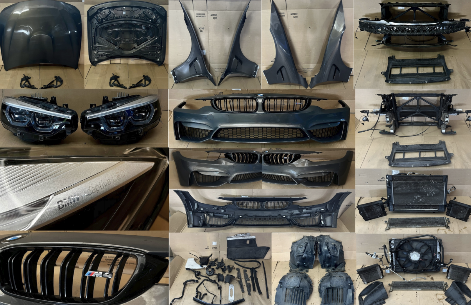 Complete front-end package for the BMW M4 F82 – Genuine Mercedes-Benz Parts