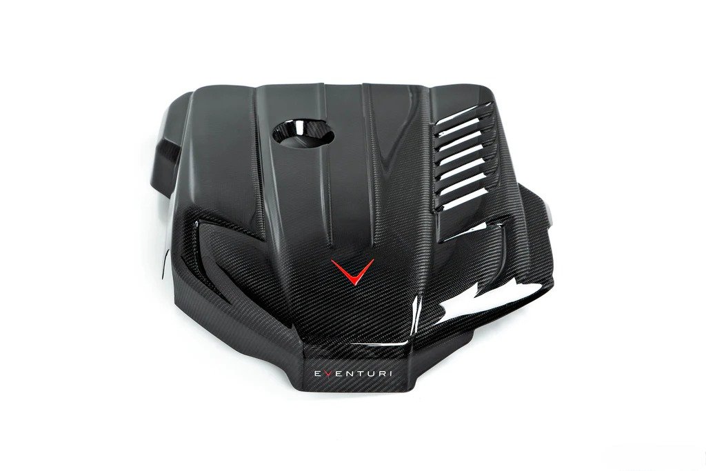 Eventuri Black Carbon Engine Cover for A90 Toyota GR Supra [EVE-A90-CF-ENG]