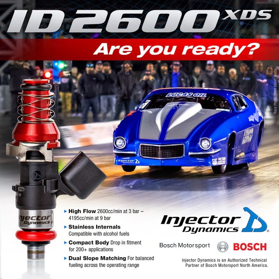 Injector Dynamics ID2600-XDS for 1987-92 Toyota Supra Turbo [A70] 7M-GTE 2600.60.11.D.6