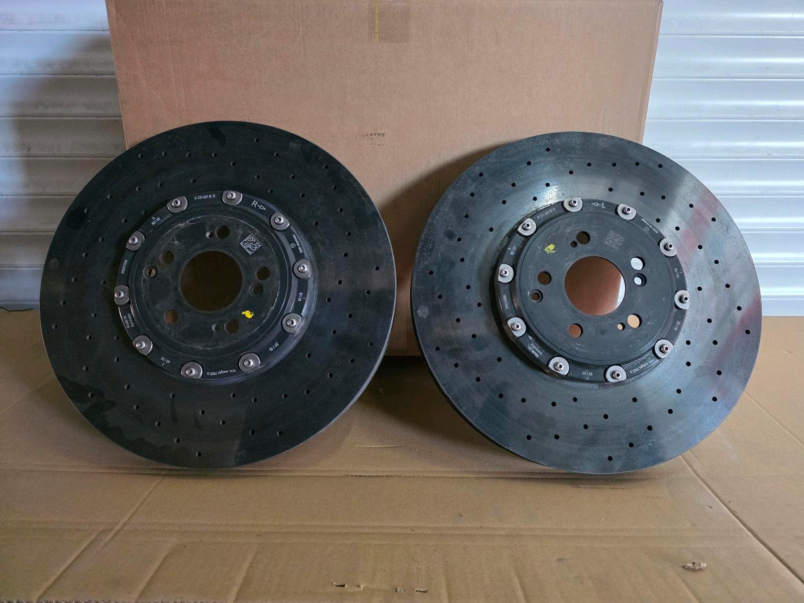 Mercedes 63 AMG Ceramic Brake Disc Set – Genuine Mercedes-Benz Parts