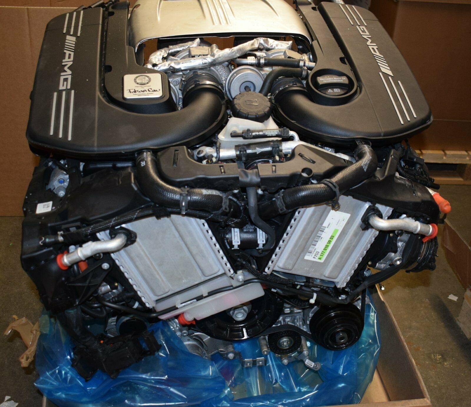 Mercedes-AMG GLC 63 Complete Engine – M177 – OEM – ~100 km – Genuine Mercedes-Benz Parts