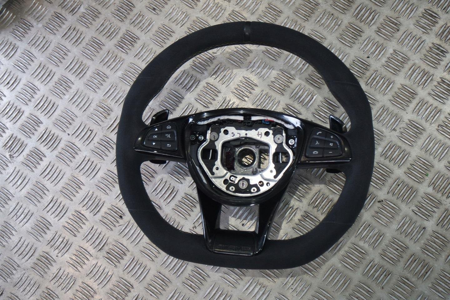 Mercedes AMG GT Alcantara Steering Wheel – Genuine Mercedes-Benz Parts