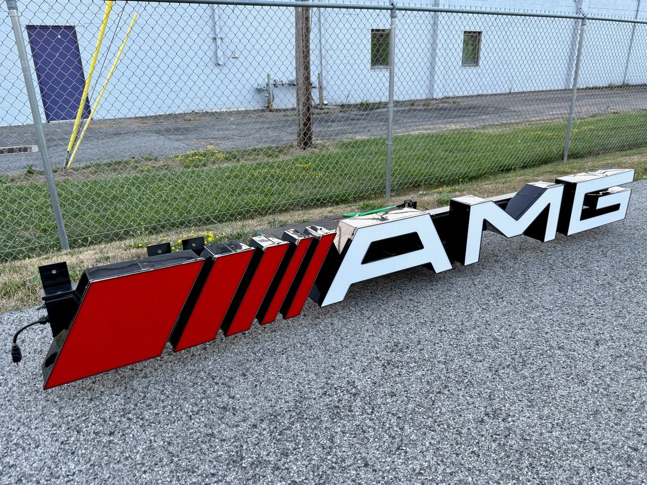 Mercedes-AMG illuminated sign – Genuine Mercedes-Benz Parts