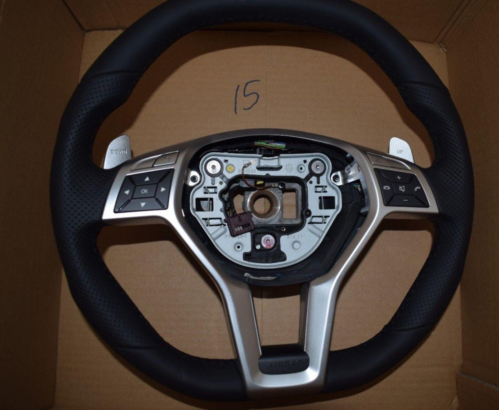 Mercedes AMG Leather Steering Wheel – Genuine Mercedes-Benz Parts
