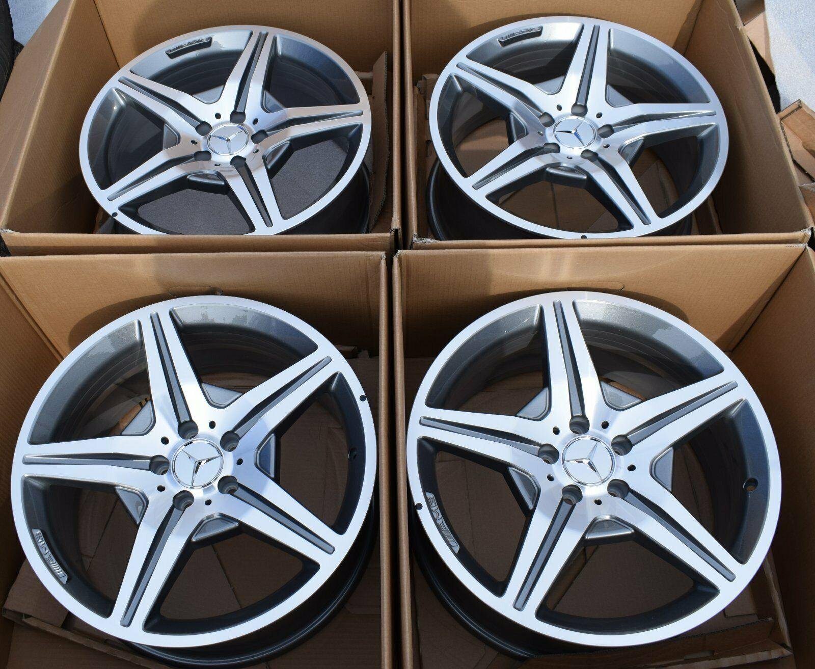 Mercedes AMG Rim Set – SL-Class R230 – OEM – Genuine Mercedes-Benz Parts