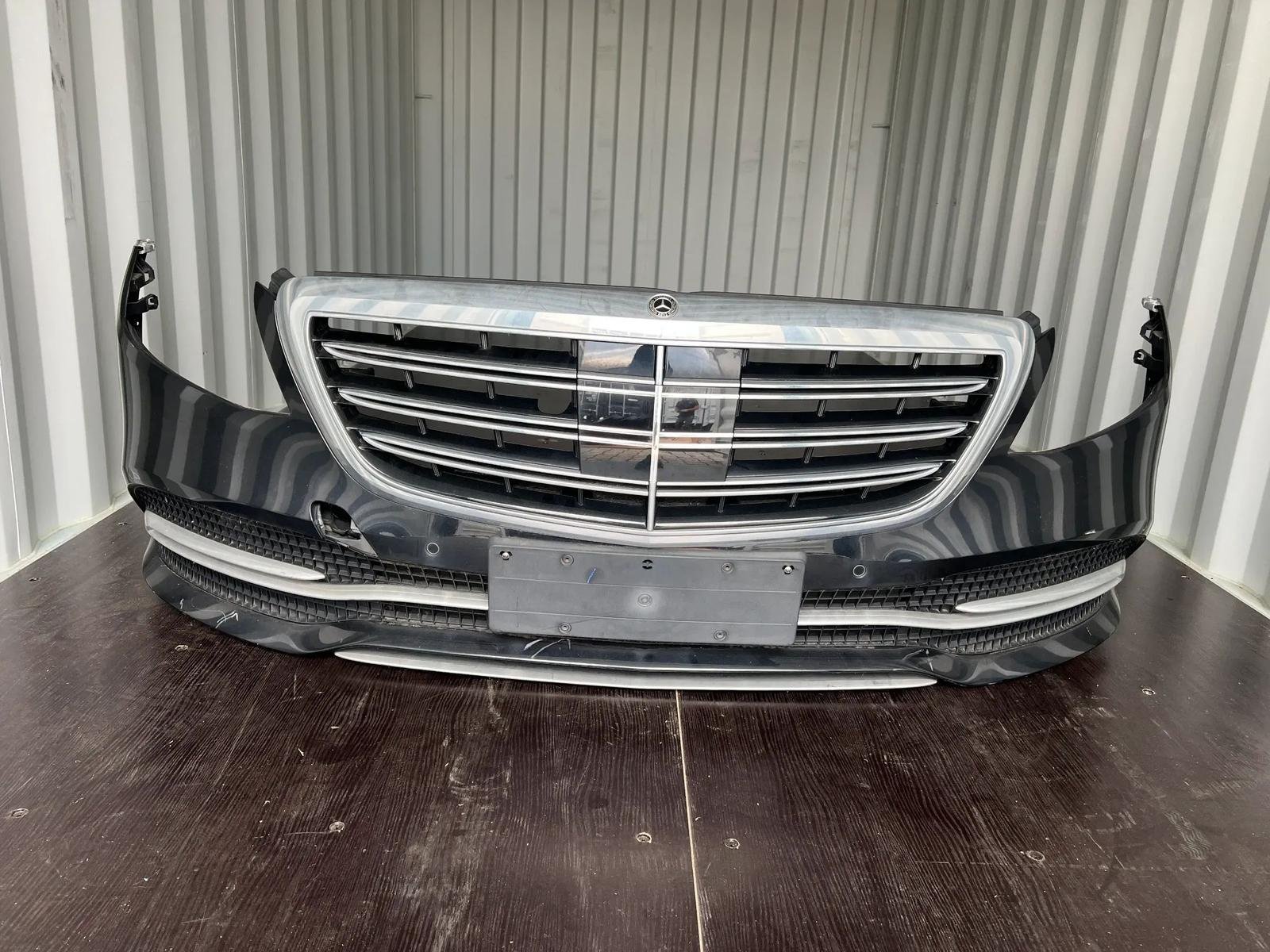 Mercedes-Benz S-Class W222 Front Bumper Black Metallic 9197 – Genuine Mercedes-Benz Parts