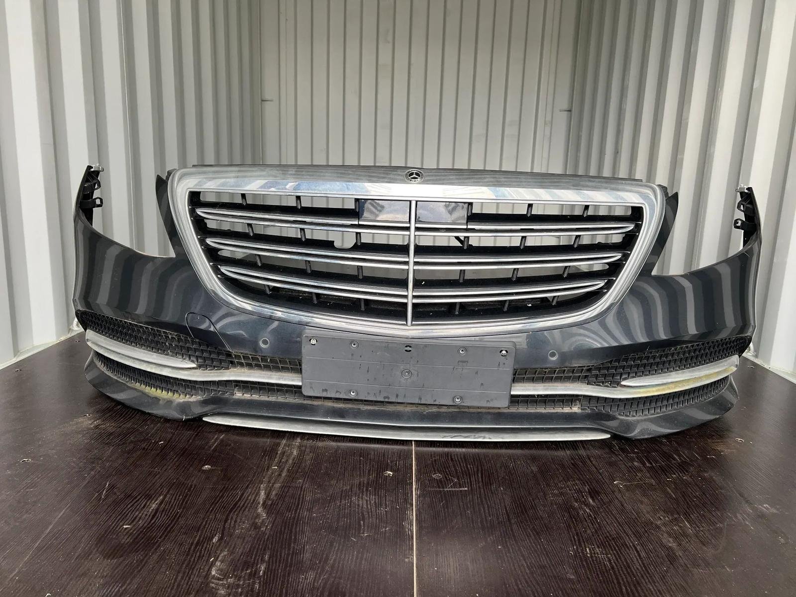 Mercedes-Benz S-Class W222 Front Bumper – Magnetite Black Metallic 9183 – Genuine Mercedes-Benz Parts