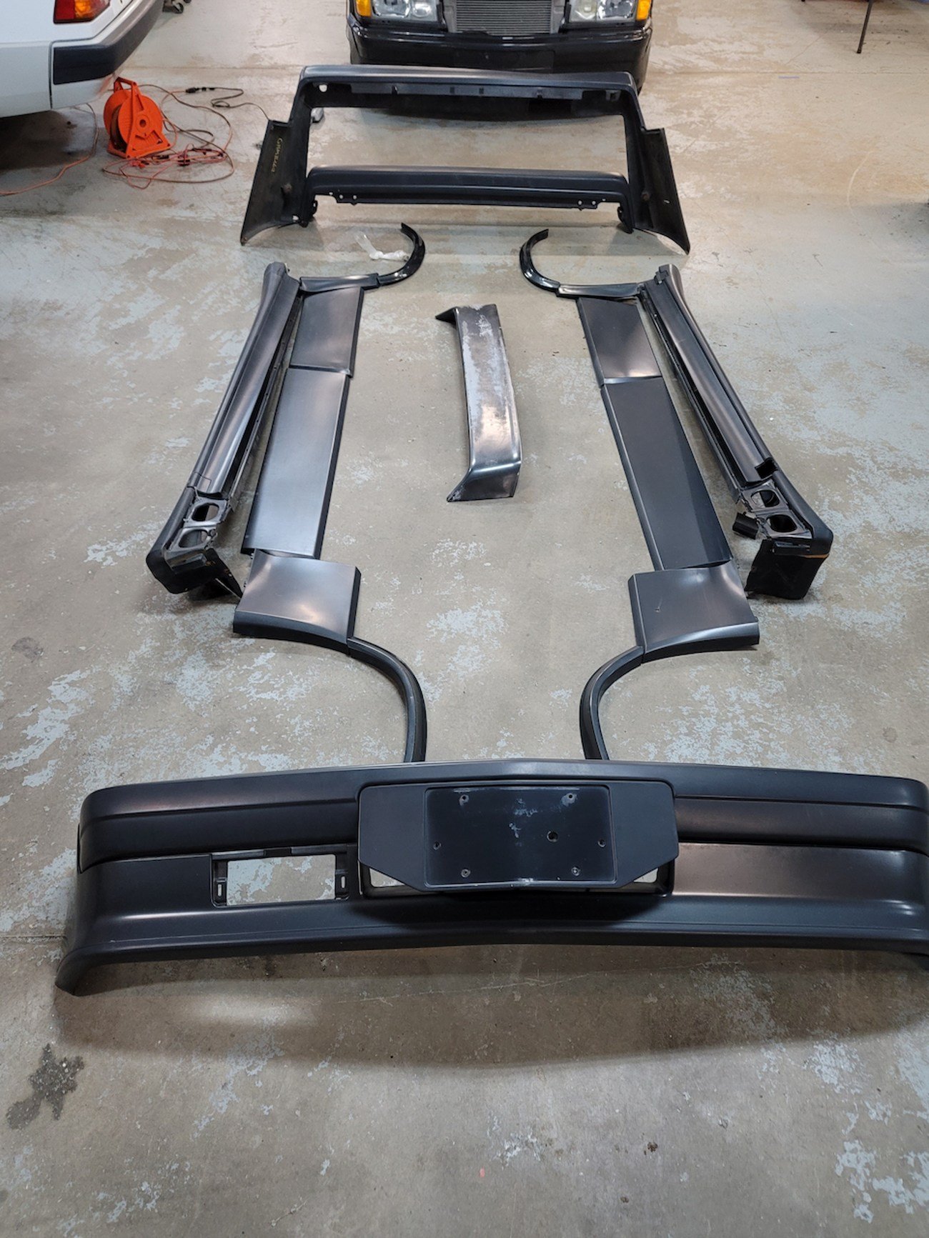 Mercedes-Benz W201 190E Cosworth 2.3-16 Complete Body Kit – Genuine Mercedes-Benz Parts